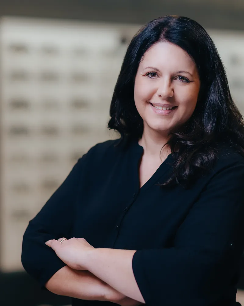 Porträt von Daniela Ruch, Augenoptikerin bei Pippig’s Brillen in Gundelfingen