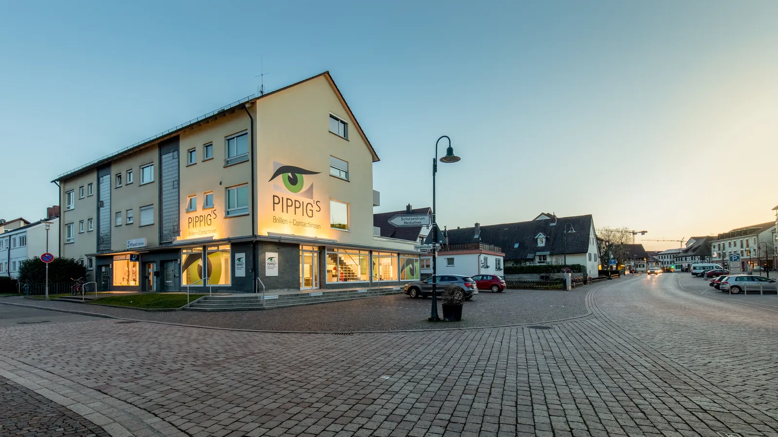 Die Schaufensterfront an der Kandelstraße